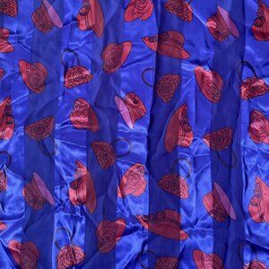 Red Hat Society  Bandana 21 Inch Square Sheer Bands Scarf